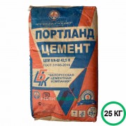 Цемент ЦЕМ II/А-Ш 42,5 Н (Д20), 25 кг, Кричев