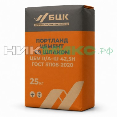 Цемент БЦЗ M500 ЦЕМ II/А-Ш 42.5 Н 25 кг