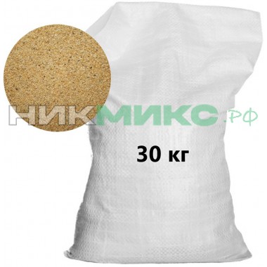 Песок сухой, средняя фракция (1.5-3 мм), 30 кг